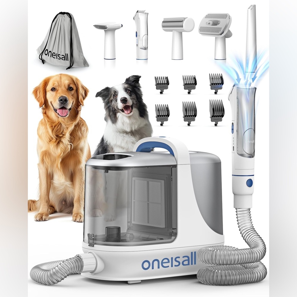 BRAND NEW! Dog Grooming Vacuum & Dog Grooming Kit, Clippers,5 Tools Low Noise
